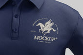Polo Shirt Embroidery Mockup For Apparel Preview 2