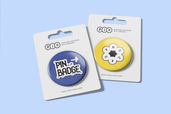 Round Pin Badge Card Packaging Mockup For Branding Preview 3