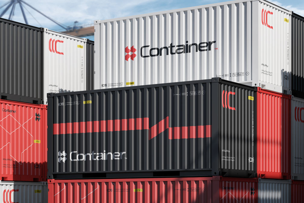 Shipping Container Branding Mockup For Logistics Preview 2