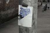 Street Pole Outdoor Flyer Poster Mockup For Events Preview 1