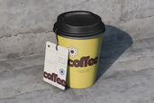 Takeaway Coffee Paper Cup Mockup For Packaging Preview 2