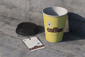 Takeaway Coffee Paper Cup Mockup For Packaging Preview 3