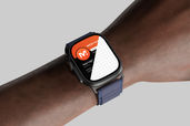 Titanium Smartwatch Wrist Mockup For Device Preview 1