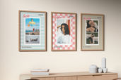 Wall Photo Frame Poster Mockup For Galleries Preview 2