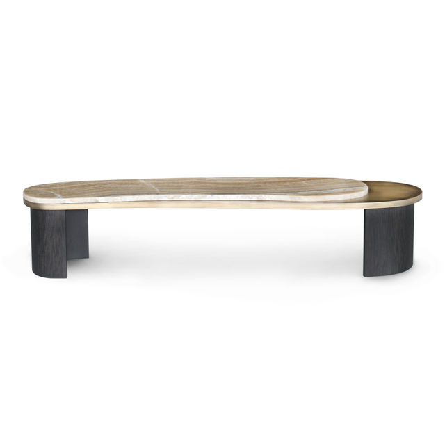 Armona Modern Coffee Table, Onyx