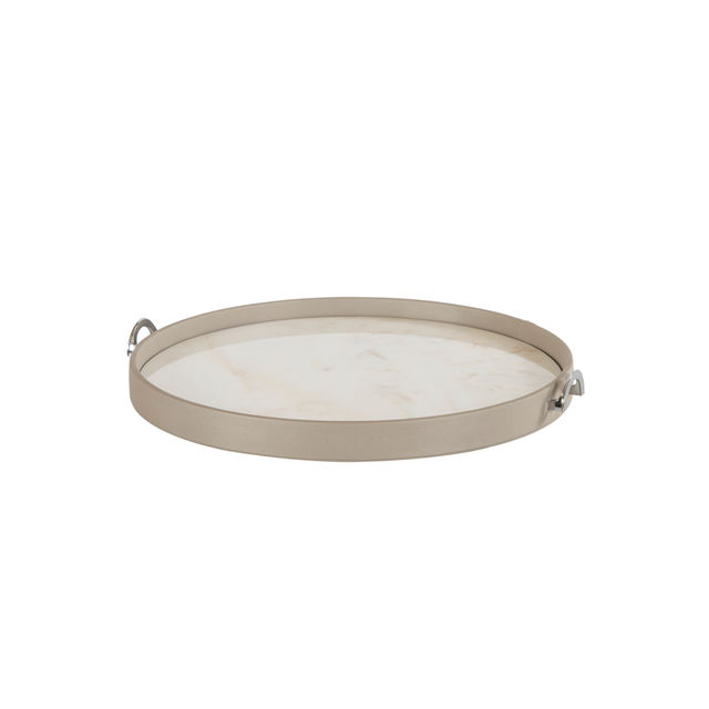 Alentejo Tray, Calacatta Cremo Marble