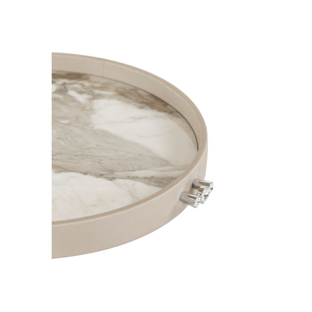 Alentejo Tray, Calacatta Cremo Marble