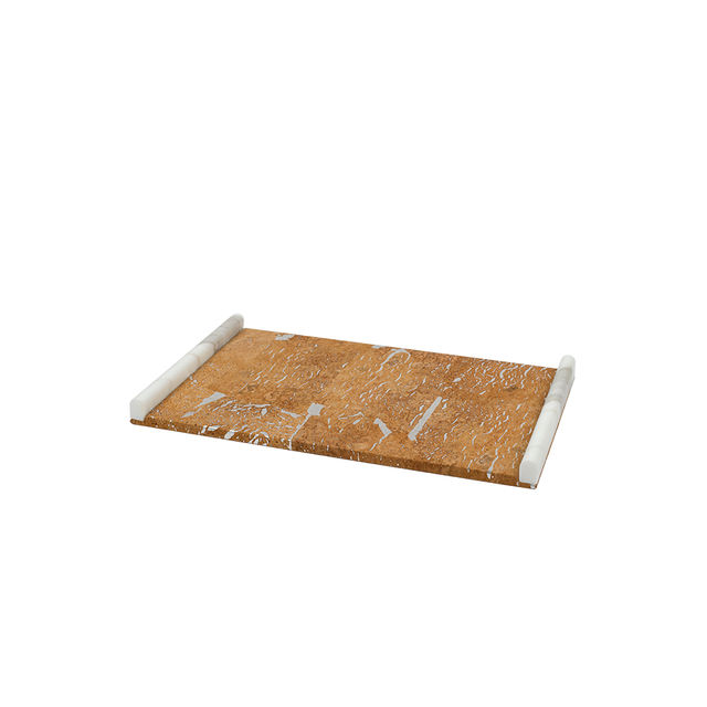 Guadiana Tray, Calacatta Cremo Marble