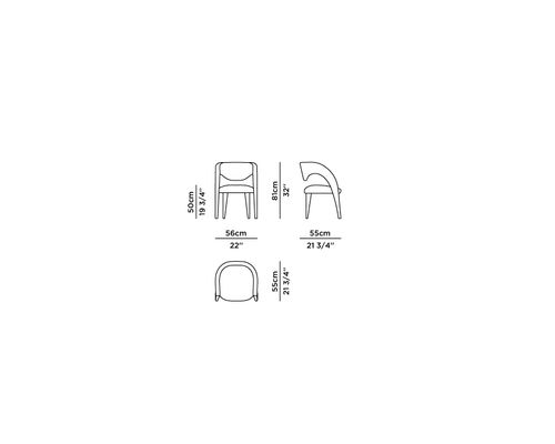 Technical details - Laurence Dining Chairs
