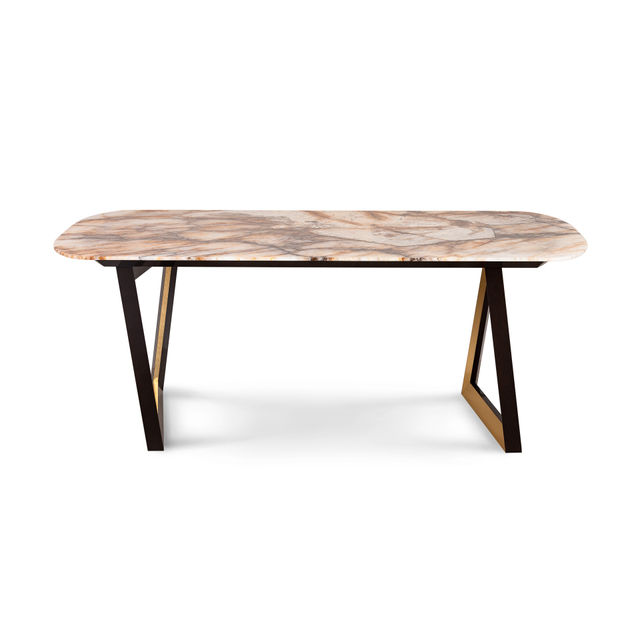 Olisippo Modern Dining Table, Patagonia Granite