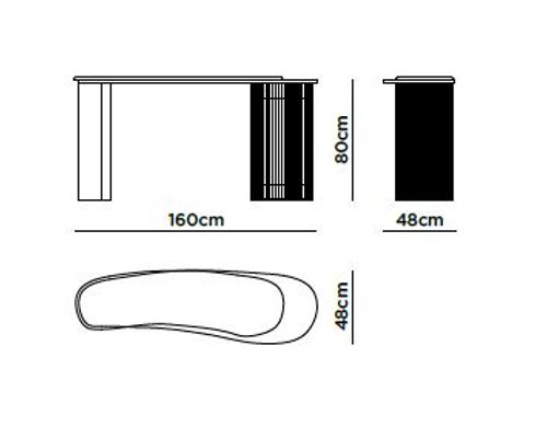 Technical details - Castelo Modern Console Table