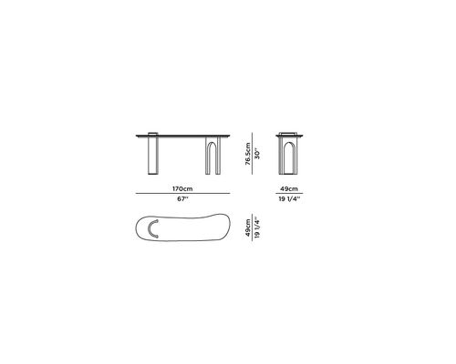 Technical details - Chiado Modern Console Table