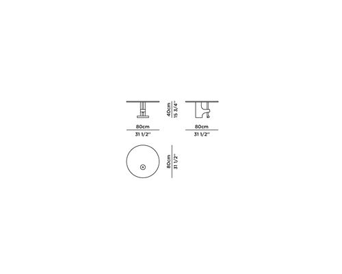 Technical details - Mó Round Coffee Table