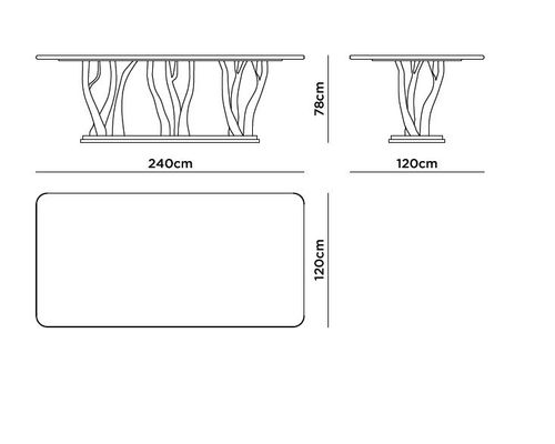 Technical details - Vallin Dining Table