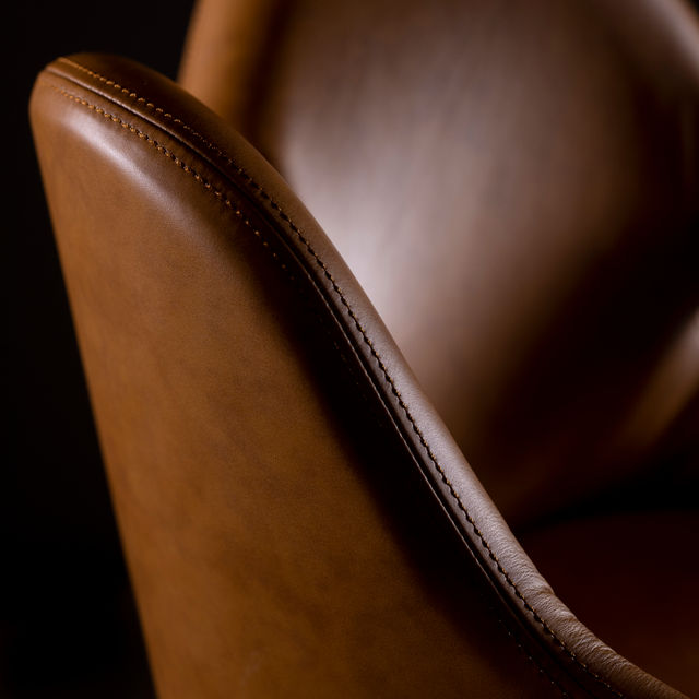 Mary Bar Stool, Caramel Leather