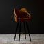 Mary Bar Stool, Caramel Leather