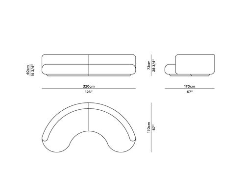 Technical details - Twins Outdoors Sofa