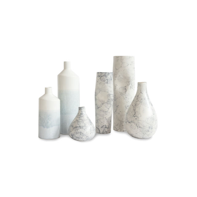 Warp & Clark Ceramic Vases Set/6