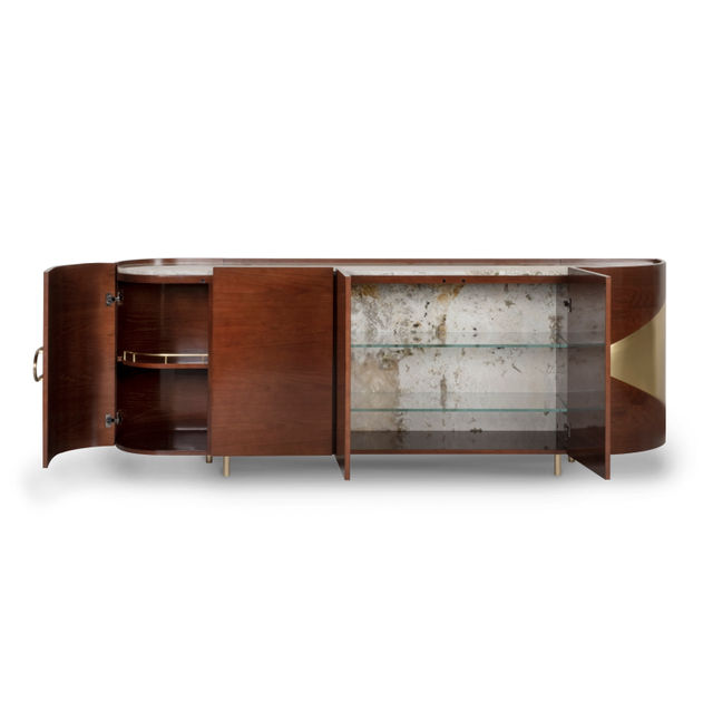 Olival Bar Cabinet, Patagonia Granite