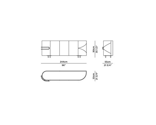 Technical details - Olival Bar Cabinet, Patagonia Granite