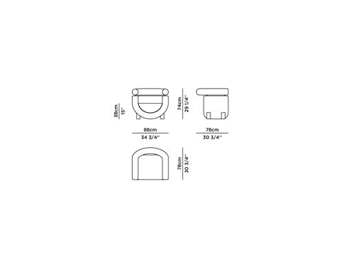 Technical details - Mel Lounge Chair