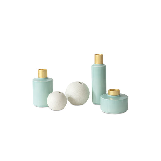 Kyme & Adams Ceramic Vases Set/5