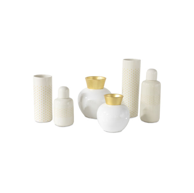 Steele, Eden & Turner Ceramic Vases Set/6