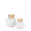 Steele, Eden & Turner Ceramic Vases Set/6