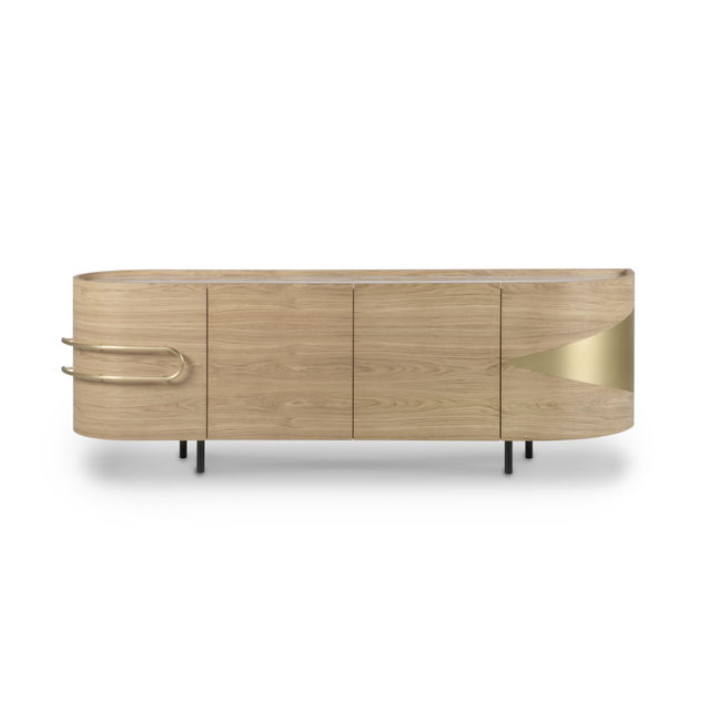 Olival Modern Sideboard, Rainbow Onyx