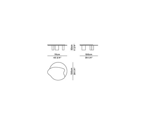 Technical details - Bordeira Modern Coffee Table