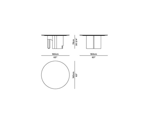 Technical details - Ferreirinha Marble Dining Table