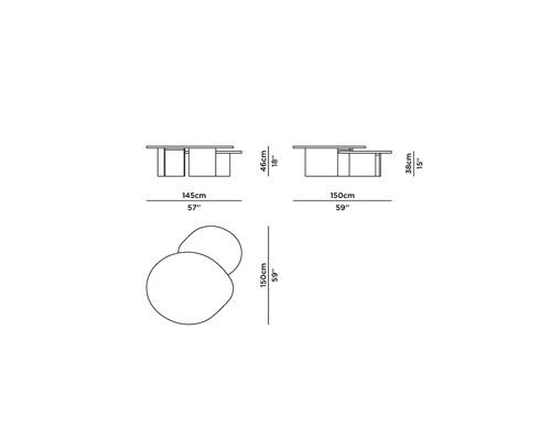 Technical details - Landscape Nesting Coffee Table