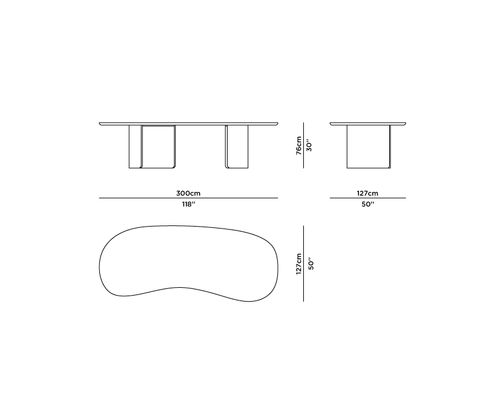 Technical details - Armona Wood Dining Table