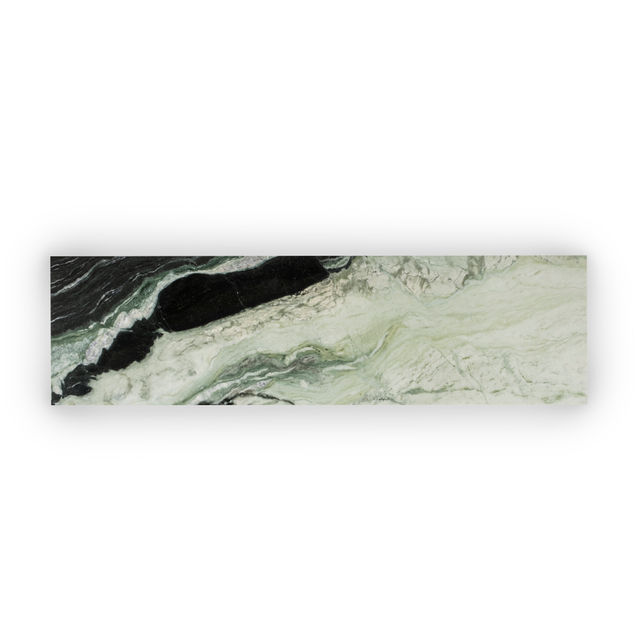 Armilar Console Table, Green Primavera Marble