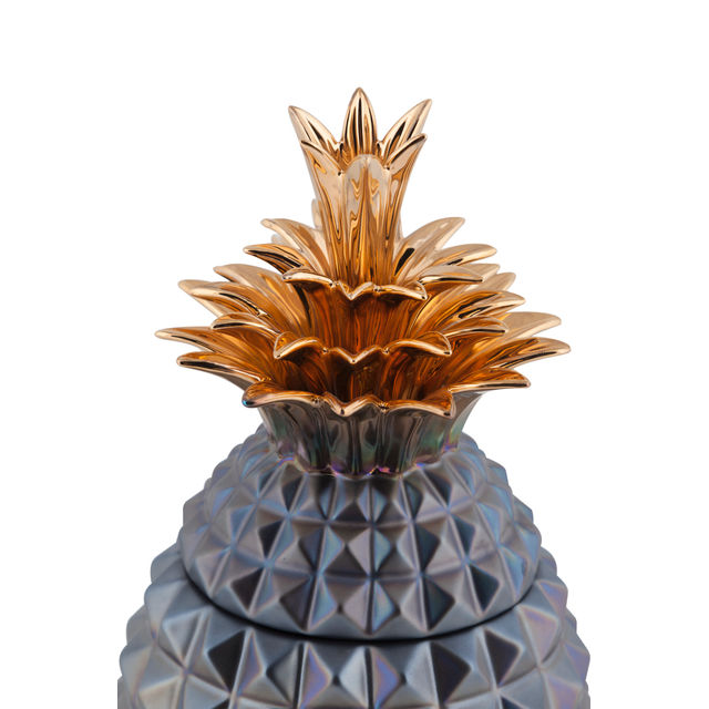 Pineapple Guadalupe Ceramic Pots Set/2