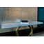 Armilar Console Table, Carrara Marble