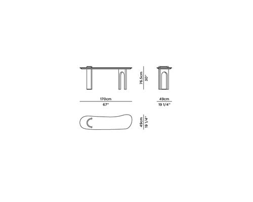 Technical details - Chiado Modern Console Table