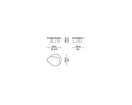 Technical details - Bordeira Modern Coffee Table