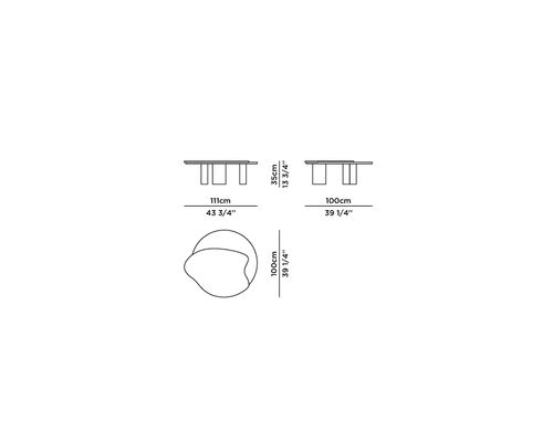 Technical details - Bordeira Modern Coffee Table