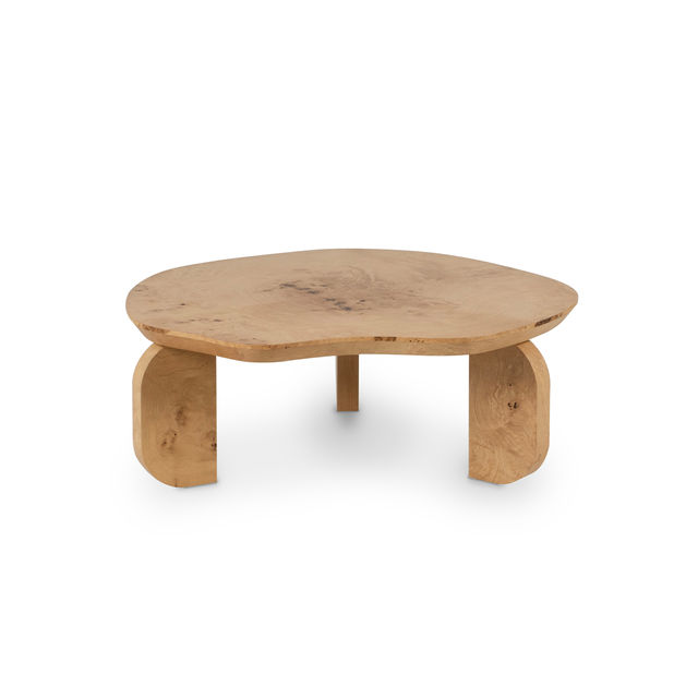 Dornes Modern Coffee Table, Oak Root