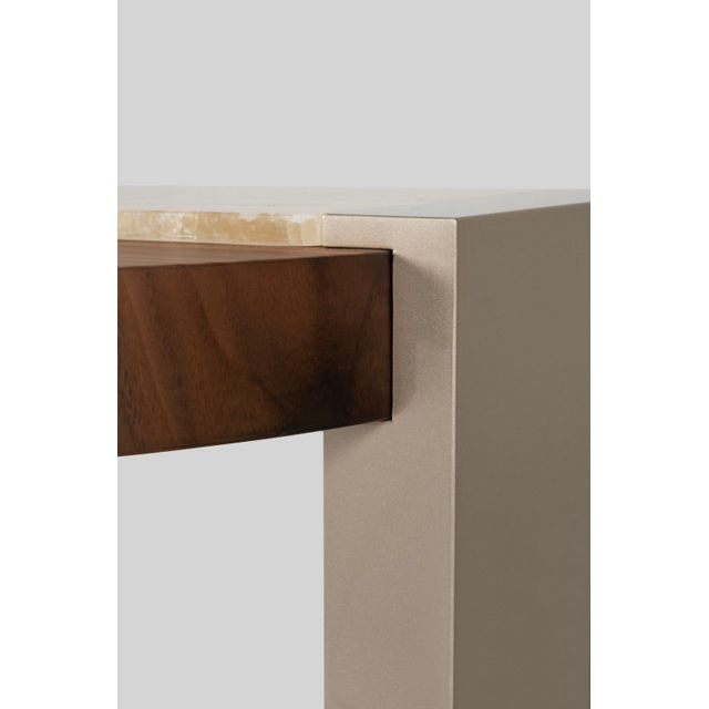 Armona Modern Desk, Shadow Onyx