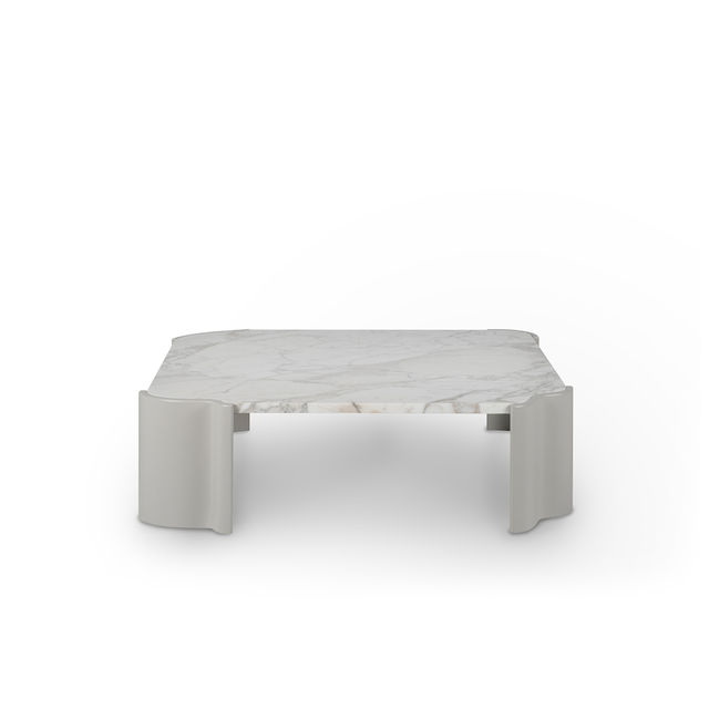 Salemas Marble Coffee Table, Statuario Marble