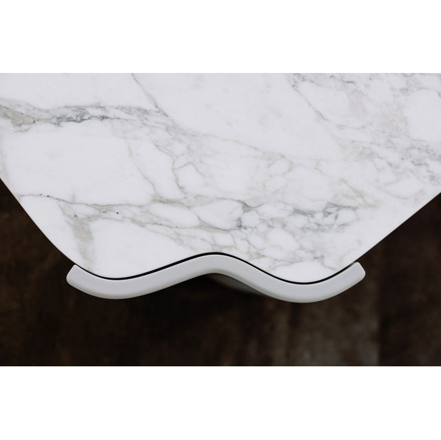 Salemas Marble Coffee Table, Statuario Marble