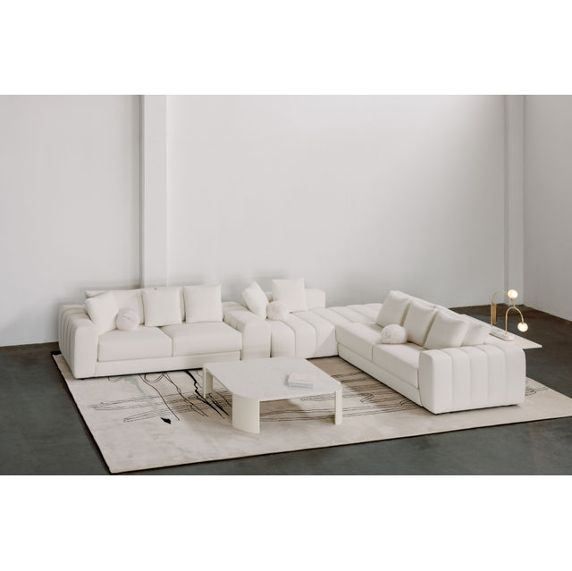 Salemas Marble Coffee Table, Calacatta Bianco