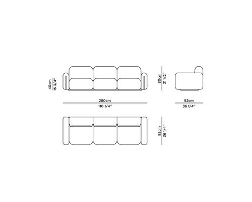 Technical details - Beijinho Leather Sofa