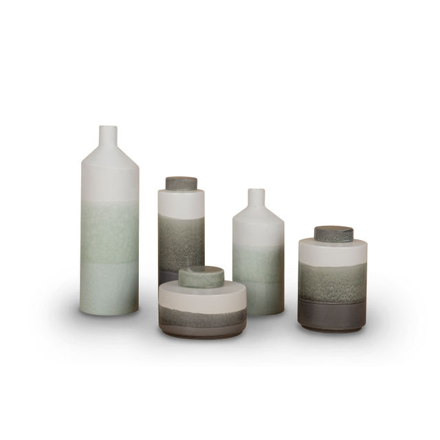 Graham & Irving Ceramic Vases Set/5