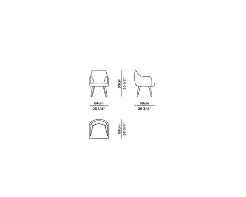 Technical details - Margot Leather Dining Chairs
