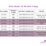 Kích thước tủ kho đựng đồ khô 4 tầng cao cấp giá rẻ