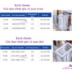 Kích thước giá dao thớt đa năng M90home