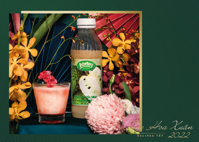 Soursop Hibiscus Slush như “khúc giao mùa” với sự hòa ca của của hoa và quả